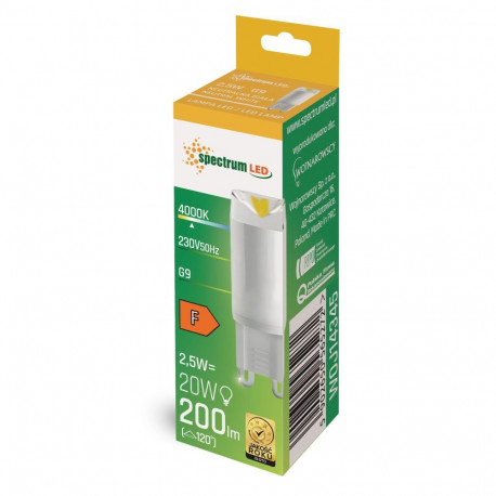 BULB LED G9 2.5W 840 200LM 100