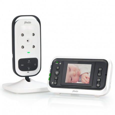 Alecto Baby monitor w.camera and 2.4inch color display white/anth