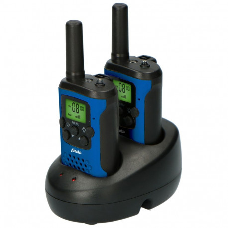 Alecto sinine/must walkie-talkie komplekt 2 tk, ulatus 7 km