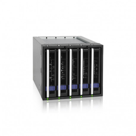 IcyDock MB155SP-B black - 5-in-3 Backplane-Moduł