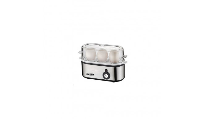 Mesko MS 4485 egg cooker 3 egg(s) 210 W Black,Silver,Transparent