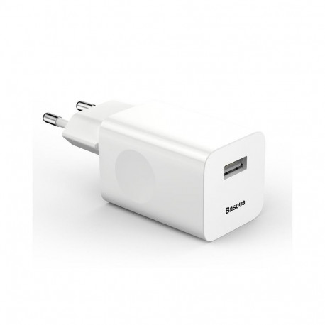 Mains laadija Baseus kiirlaadija USB 3.0 – valge