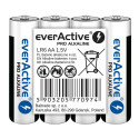 Aluseline patareid everActive Pro Alkaline LR6 AA – 4 tükki
