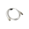 Lanberg CA-USBE-12CC-0018-TR USB kaabel 1,8 m USB 2.0 USB A läbipaistev