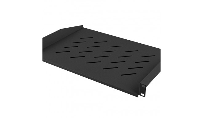 Lanberg AK-1008-B riiul 19'' seadmekappidele 450/600/800mm (1U, 483x315mm, kandevõime kuni 20kg) mus