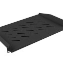 Lanberg AK-1008-B shelf for 19‘’ racks 450/600/800mm (1U, 483x315mm, load capacity up to 20kg) black