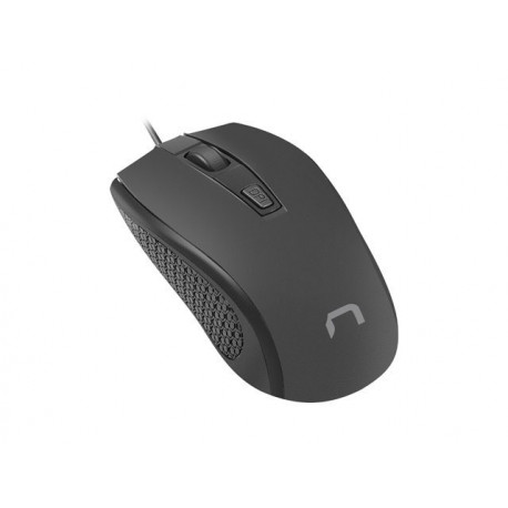 Natec HOOPOE 2 optiline hiir 1600 DPI, USB, must