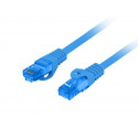 LANBERG PATCHCORD S/FTP CAT.6A 1.5m sinine LSZH