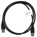 Lanberg CA-USBA-20CU-0010-BK USB-kaabel 1 m 2.0 USB A must
