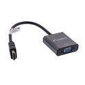 Lanberg AD-0017-BK video kaabli adapter 0,2 m VGA (D-Sub) HDMI Type A (Standard) must