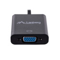 Lanberg AD-0017-BK video kaabli adapter 0,2 m VGA (D-Sub) HDMI Type A (Standard) must