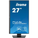 iiyama 27" IPS-panel, 2560x1440@100Hz QHD,1ms, 15cm Height Adj. Stand, 300nits,HDMI, DP, Speakers, U