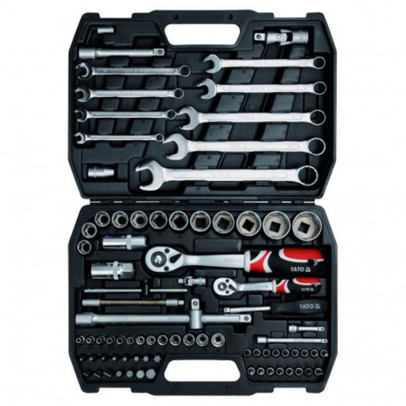 Tööriistakomplekt 1\/4" 1\/2" (82 tk.) YT-12691 YATO
