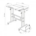 Maclean mobile desk. adjustable MC-124 B