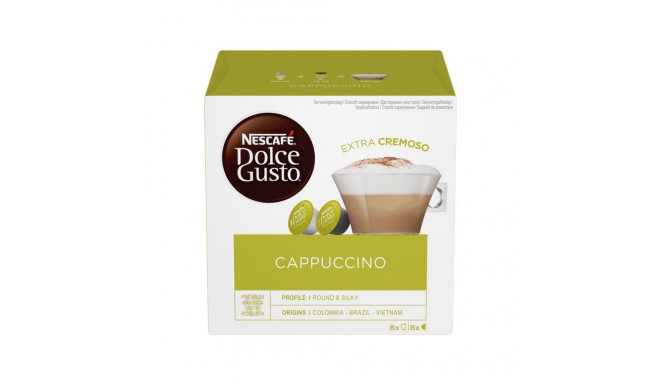 Coffee capsules NESCAFÉ® Dolce Gusto® Cappuccino, 8+8 pcs.