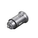 MOBILE CHARGER CAR USB/2P GRAY FFBH0 VENTION