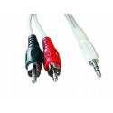 CABLE AUDIO 3.5MM TO 2RCA 1.5M/CCA-458 GEMBIRD
