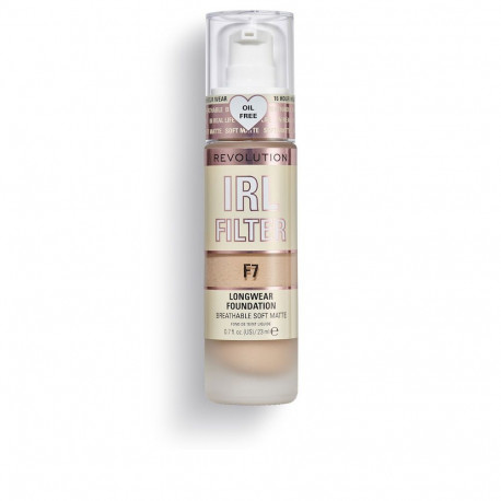 REVOLUTION MAKE UP kauapüsiv jumestuspõhi IRL FILTER 23ml, #F7