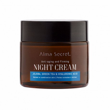 ALMA SECRET NIGHT CREAM multi-reparadora antiendad pieles mixtas 50 ml