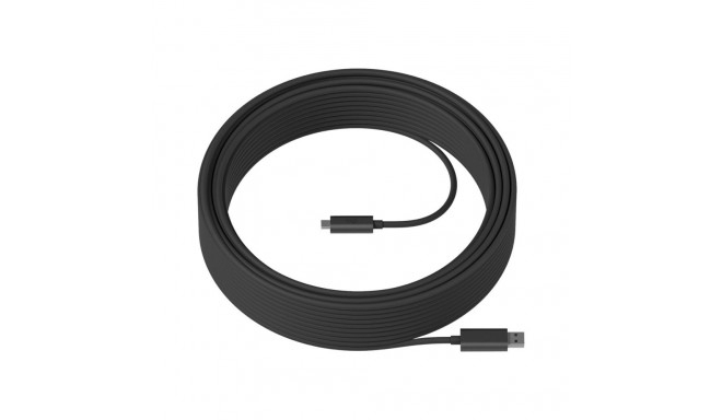 LOGITECH Strong USB-kaabel USB Type A M kuni 24-pin USB-C M USB 3.1 10 m plenum aktiivne optiline ka