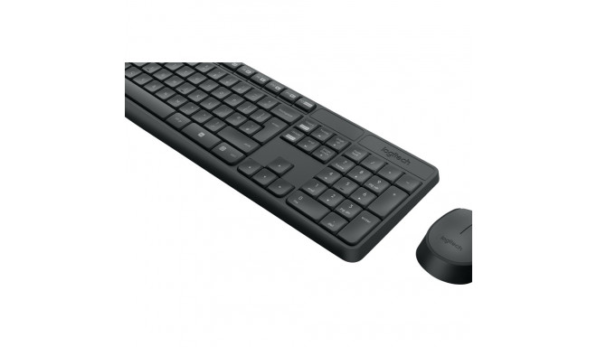 LOGITECH MK235 Wireless Keyboard&Mouse GREY US INT