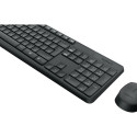LOGITECH MK235 Wireless Keyboard&Mouse GREY US INT