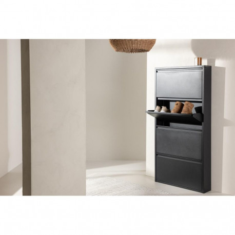 Jalanõudekapp Ushuaia, must