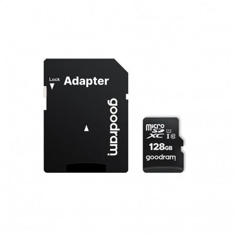 GoodRam mälukaart microSDXC 128GB C10 UHS-I 100/10 MB/s + adapter