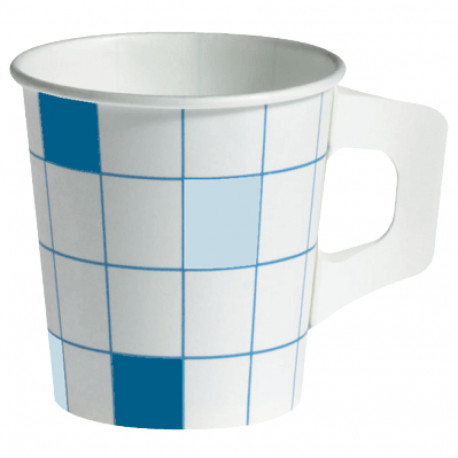 Kohvitops sangaga, papist, ruuduline,  175ml 80tk/pk