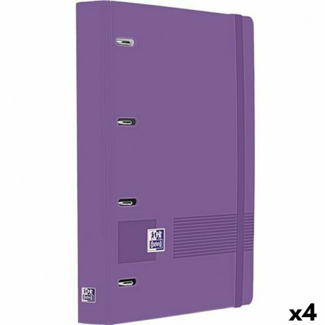 Ring binder Oxford LIVE&GO Lilac A4+ (4 Units)