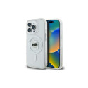 Karl Lagerfeld Karl Lagerfeld IML Metal Karl Head MagSafe Case for iPhone 16 Pro Max - White