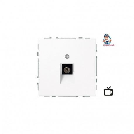 TV pistik ITVL-1-01.M/WM modern valge