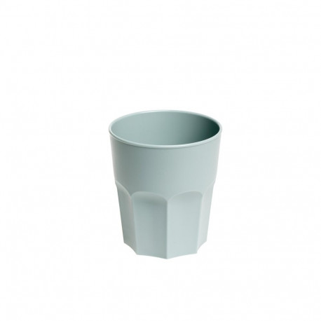 POLYGONS 380 ML PLASTIC CUP GREEN