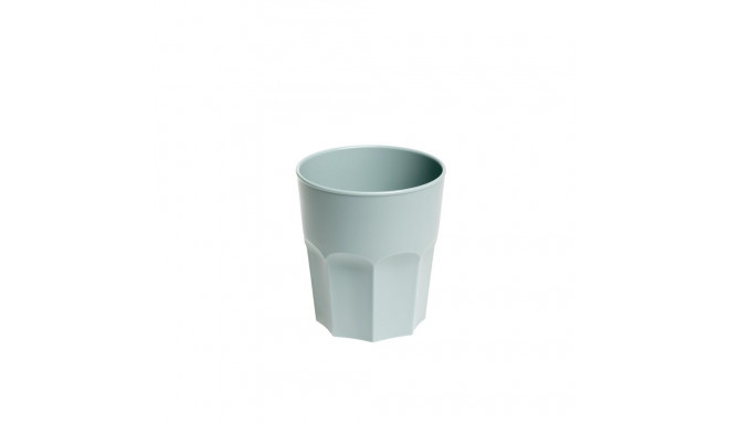 POLYGONS 380 ML PLASTIC CUP GREEN