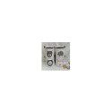 Domoletti pesukorv 35x35x35 cm tekstiil