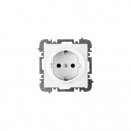 SCHUKO SOCKET WHITE