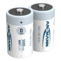 1x2 Ansmann maxE NiMH laetav aku Mono D 5000 mAh 5030922