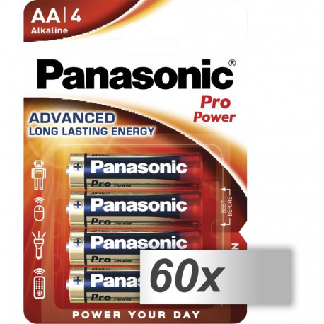 60x4 Panasonic Pro Power LR 6 Mignon AA          PU master box