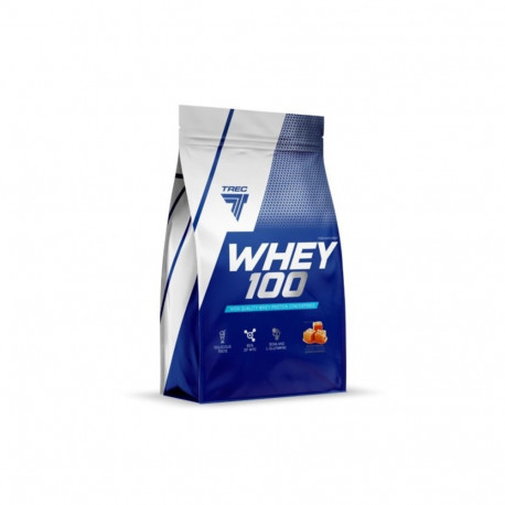 Valgupulber TREC Whey 100, 900g Salted Caramel