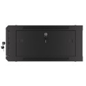 RACK CABINET 19" WALL-MOUNT 4U/600X600 (FLAT PACK) V2 BLACK LANBERG