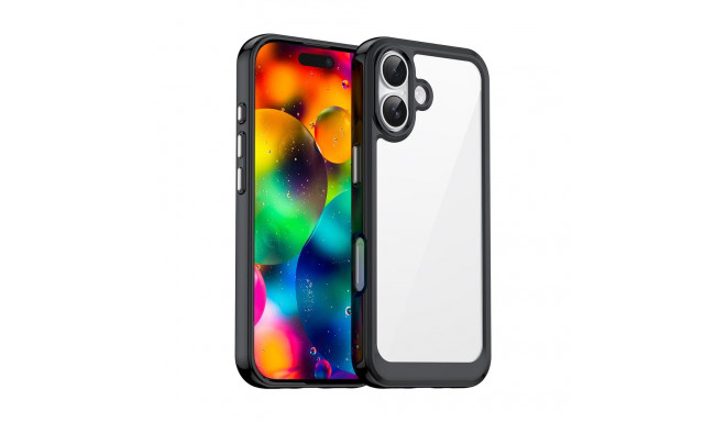 Outer Space iPhone 17 Case - Black Transparent