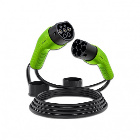 Qoltec 52474 electric vehicle charging cable Black Type 2 5 m