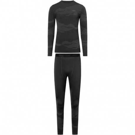 VIKING Gasher Man Set Merino meeste aluspesu, suurus L, must