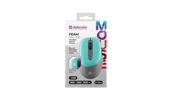 MOUSE DEFENDER FEAM MM-296 RF SILENT MINT