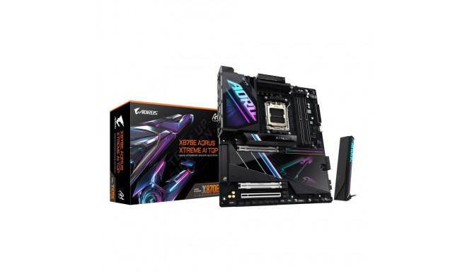 GIGABYTE X870E AORUS XTREME AI TOP emaplaat - toetab AMD Ryzen 9000 seeria protsessoreid, 18+2+2 faa