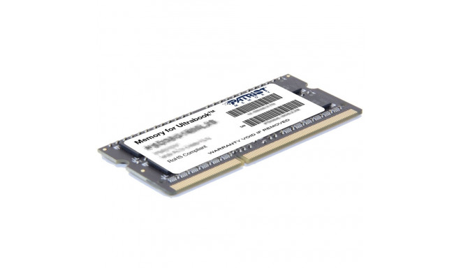 Patriot Memory 8GB DDR3 PC3-12800 (1600MHz) SODIMM memory module 1 x 8 GB