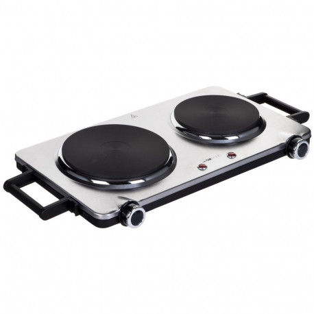 Clatronic DKP 3668 E must, roostevaba teras tööpinna suletud plaat 2 tsooni