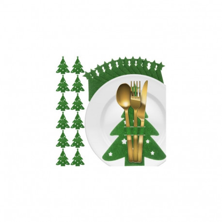 Etui söögiriistadele- jõulupuud 12 tk Ruhhy 24824