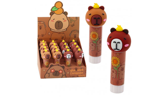 Klej W Sztyfcie Szkolny Biurowy Kapibara Brązowy