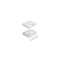 DeLOCK Optical Fiber Connection Box FTTH for wall mounting for 4 x SC Simplex or LC Duplex white